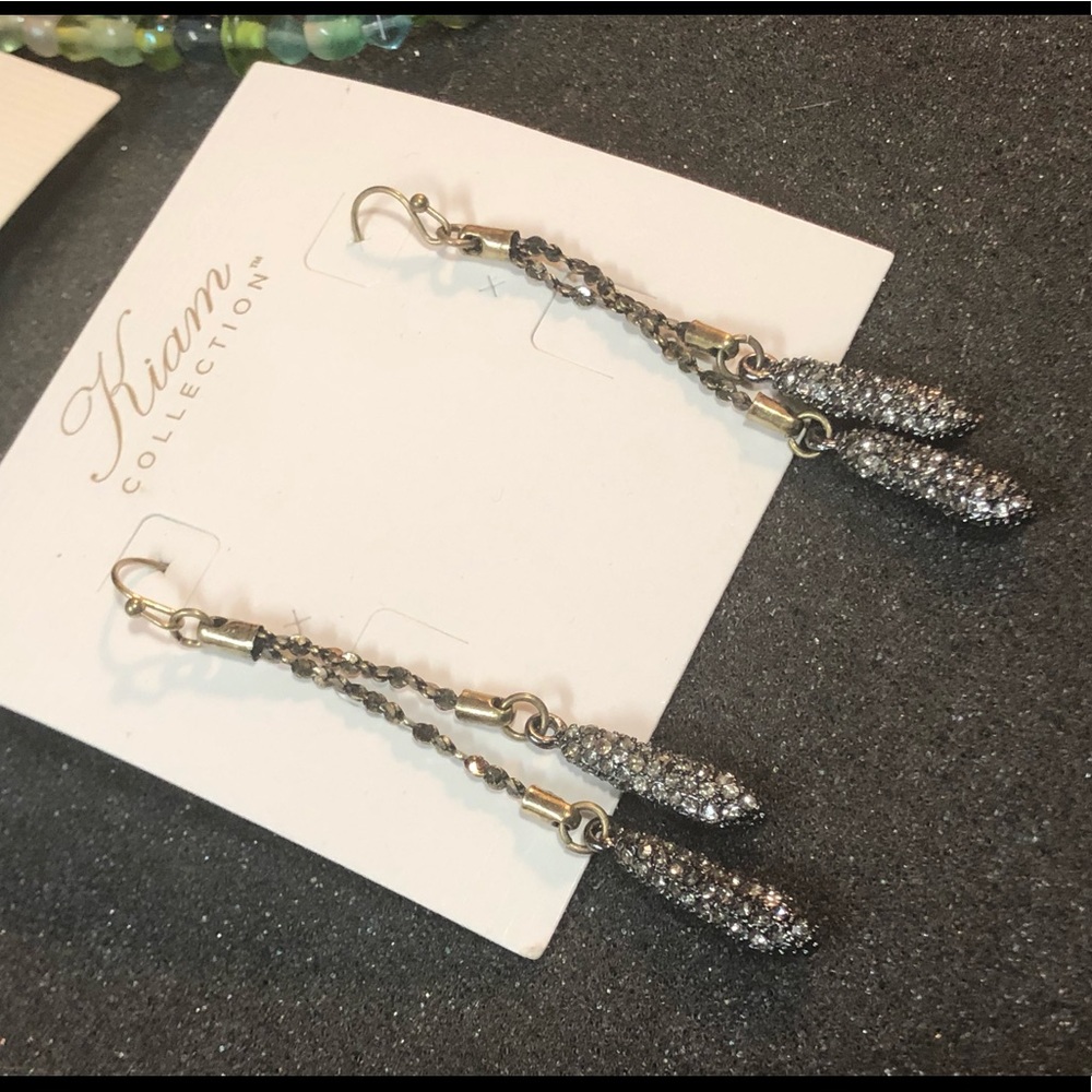 Lia Sophia Kiam Collection dangle Earrings NWT